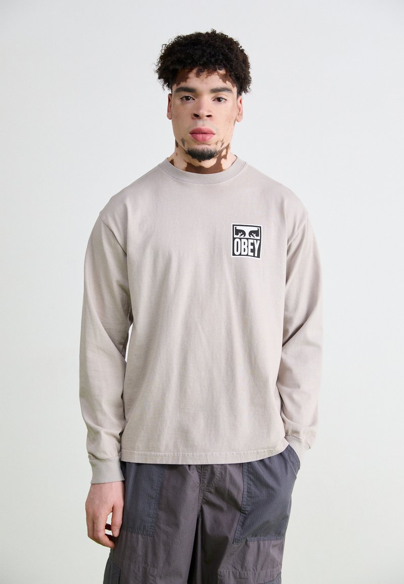 Obey Clothing EYES ICON - Long sleeved top - silver grey
