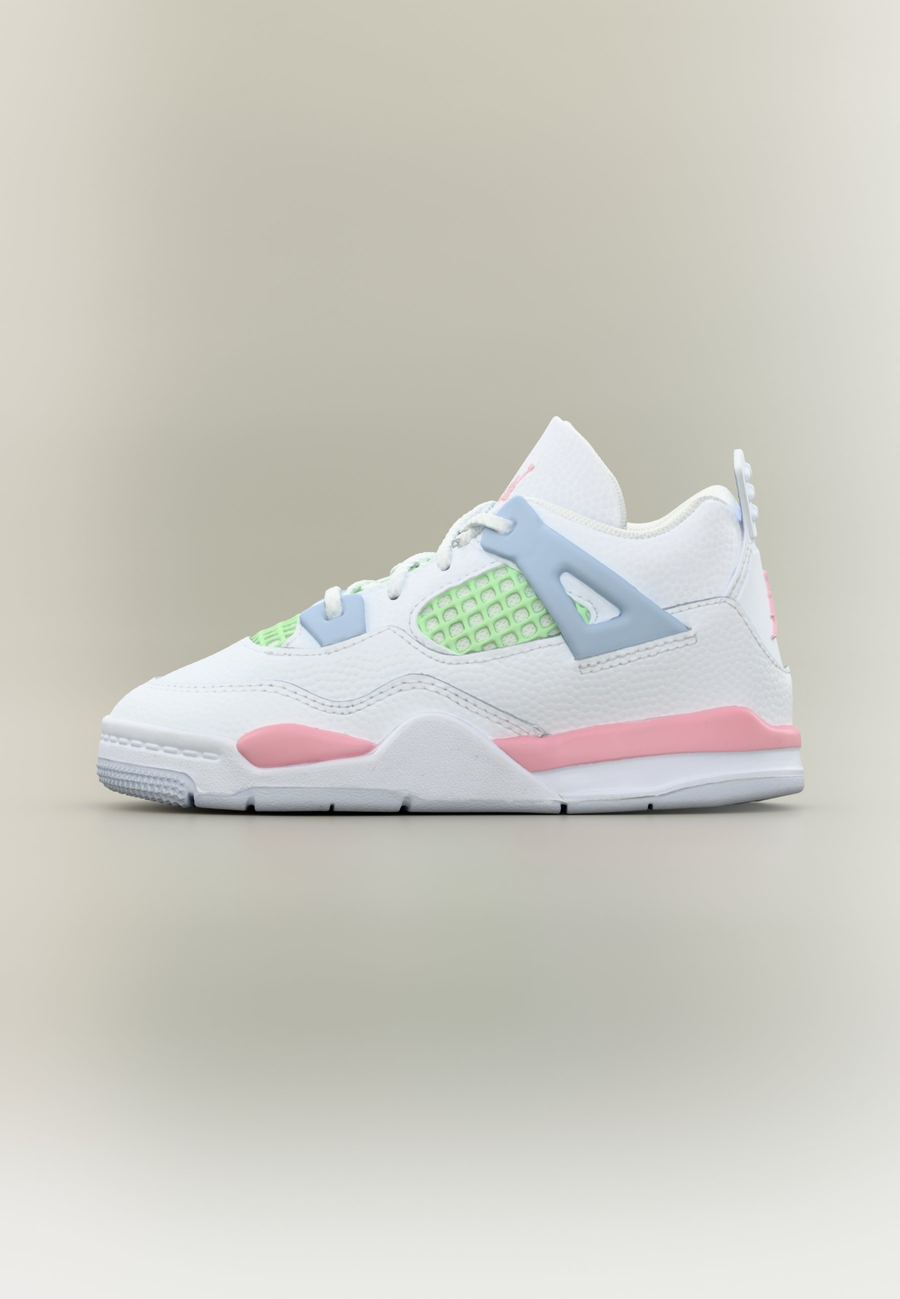 retro 4 pink and green