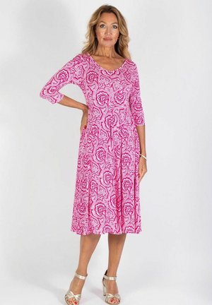 SYLVIA - CERISE PAISLEY - Freizeitkleid - pink