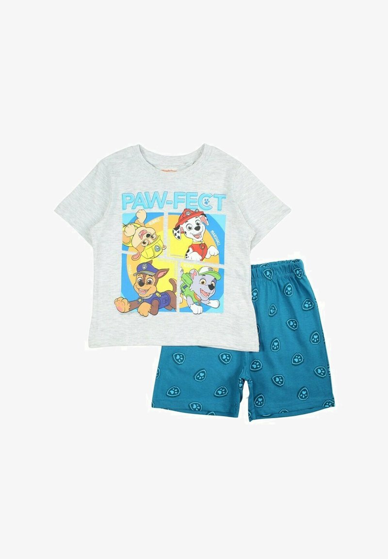 PAW Patrol Ensemble Écharpe + Gants Bleu - Accessoire Hiver Officiel Pat' Patrouille Taille Unique Enfant
