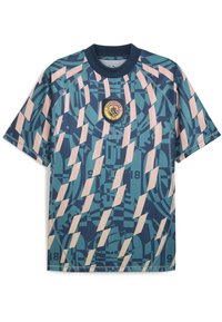 MANCHESTER CITY FTBLSTATEMENT RETRO  - Vereinsmannschaften - marine blue turquoise surf