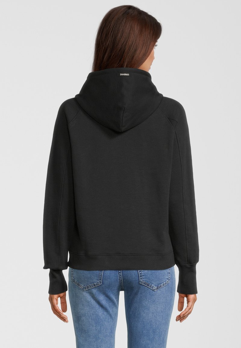 Damen Sweatshirts | Shabbies Amsterdam LONG SLEEVE Kapuzenpullover black/schwarz - DH17387 Damen Sweatshirts | Shabbies Amsterdam LONG SLEEVE Kapuzenpullover black/schwarz - DH17387