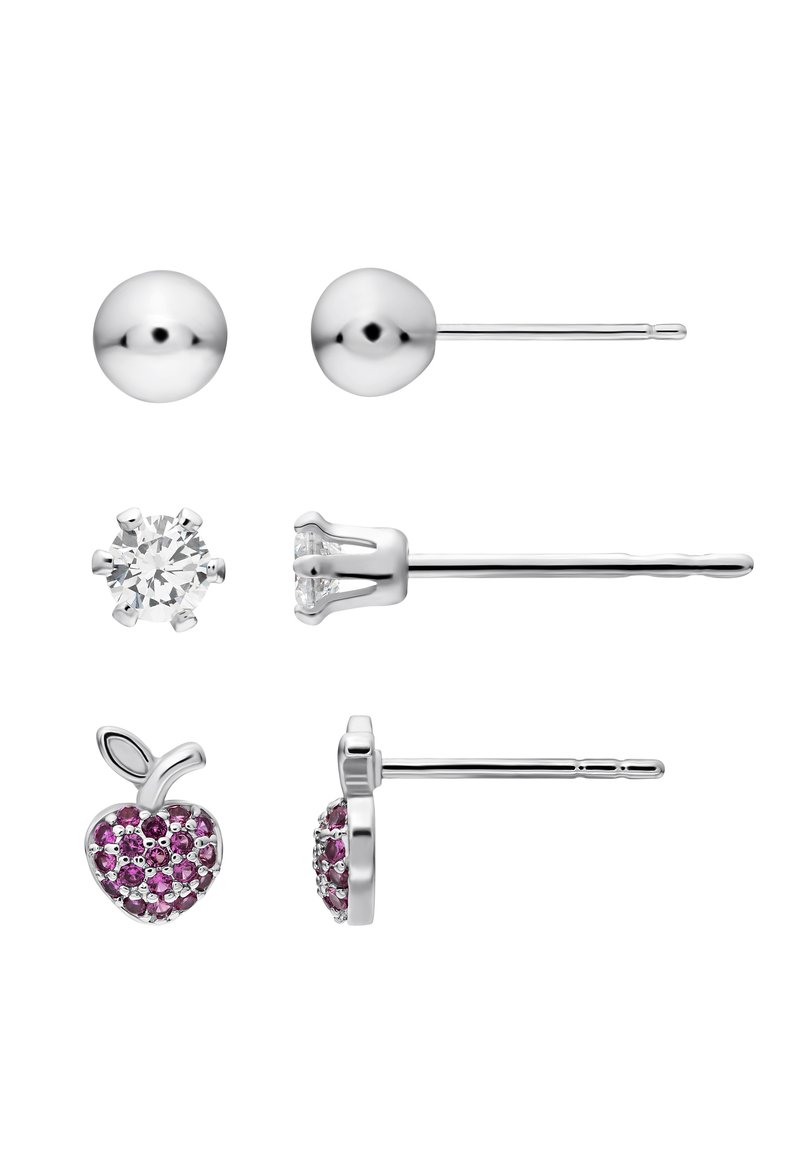 Damen Halsketten | Heideman 3-ER SET Ohrringe silberfarben poliert/silberfarben - OU50215 Damen Halsketten | Heideman 3-ER SET Ohrringe silberfarben poliert/silberfarben - OU50215