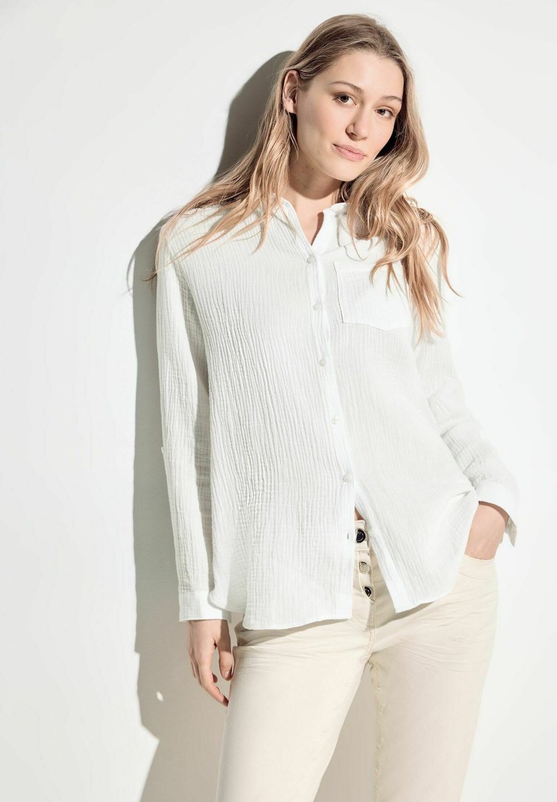 Cecil Button-down blouse - weiß