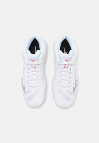 Mizuno WAVE VOLTAGE 2 - Röplabdacipők - white/aleutian/cloud pink