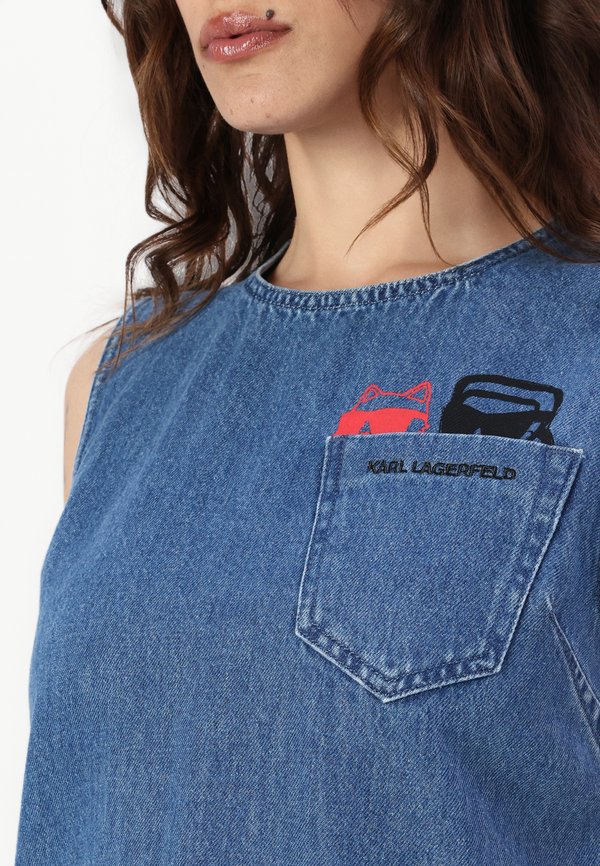 IKON DUO DRESS - Denim dress4