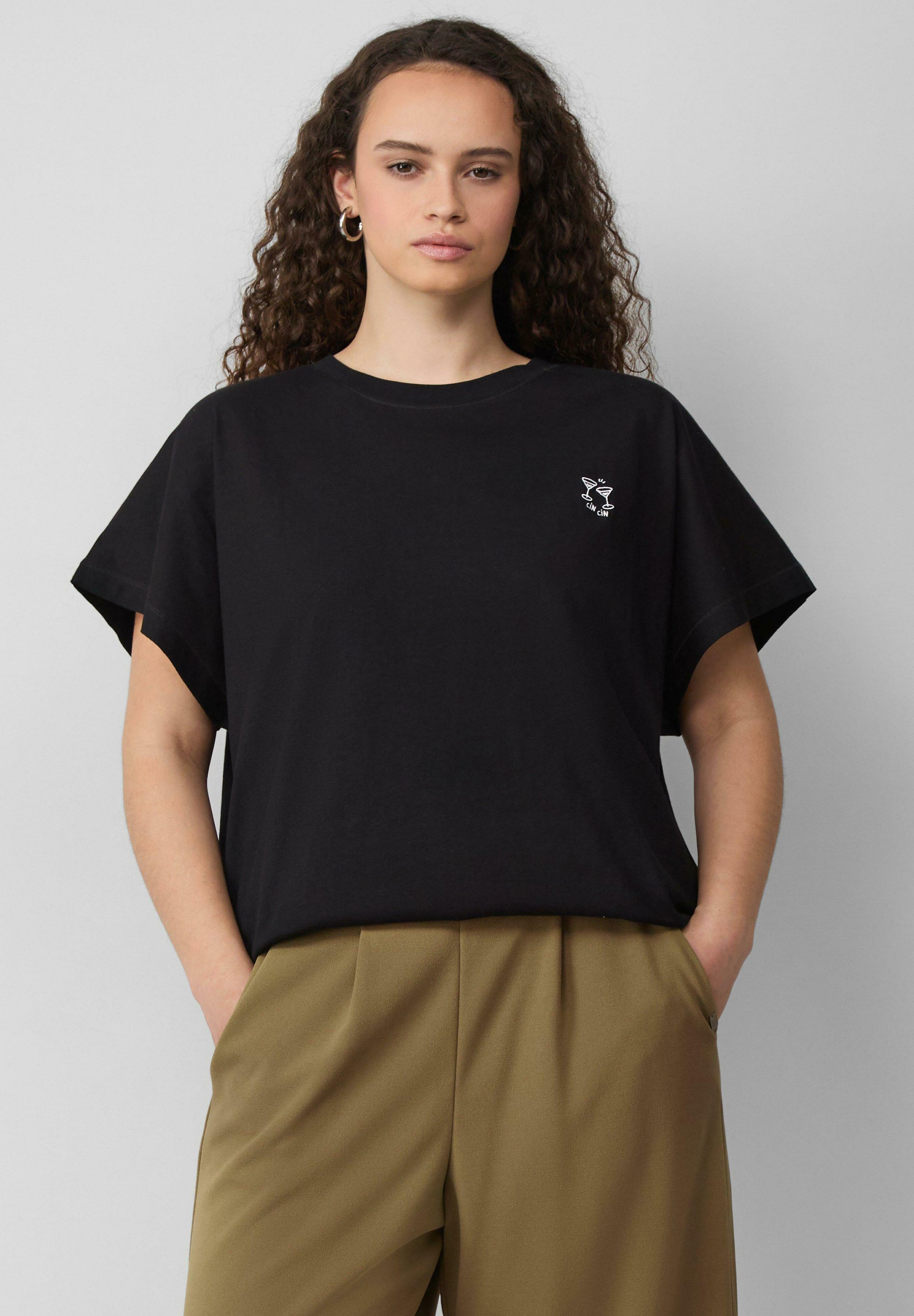 Object Shirt Objsanne S/S Re-Maglietta Noos Donna: Camicia Colletto Resort