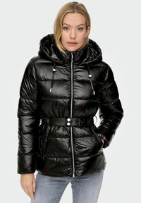 ONLY ONLSCARLETT QUILTED BELTED JACKET - Giacca invernale - black