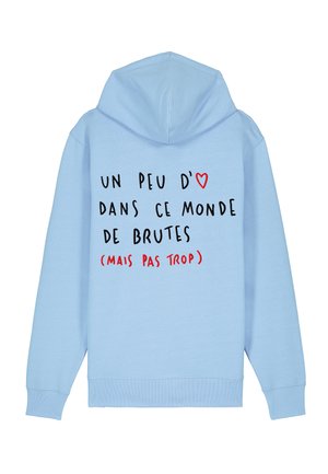 BRUTE BACK EMBROIDERY - Sweat zippé - blue