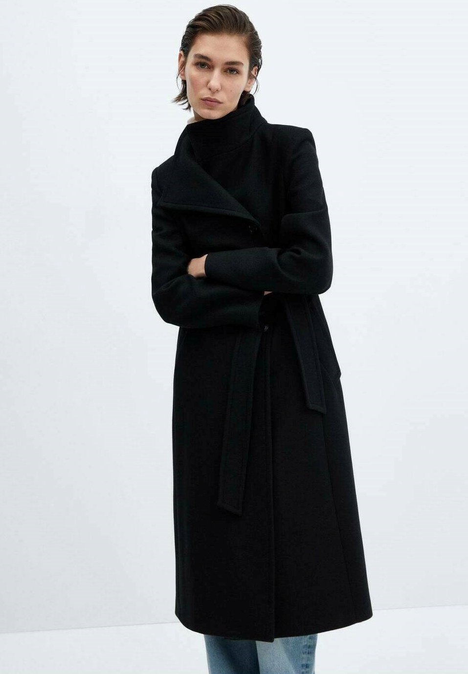 Mango SIRENITA - Klassischer Mantel - black/schwarz - Zalando.de