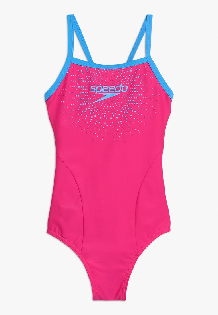 Speedo Klær på nett | | Ny mote og klær på nett hos Zalando Speedo MINI MOUSE PLACEMENT U BACK - Badedrakt - powder blush/black
