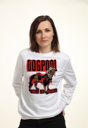 Henry Tiger DEADPOOL & WOLVERINE DOGPOOL TROUBLE - Sweatshirt - white
