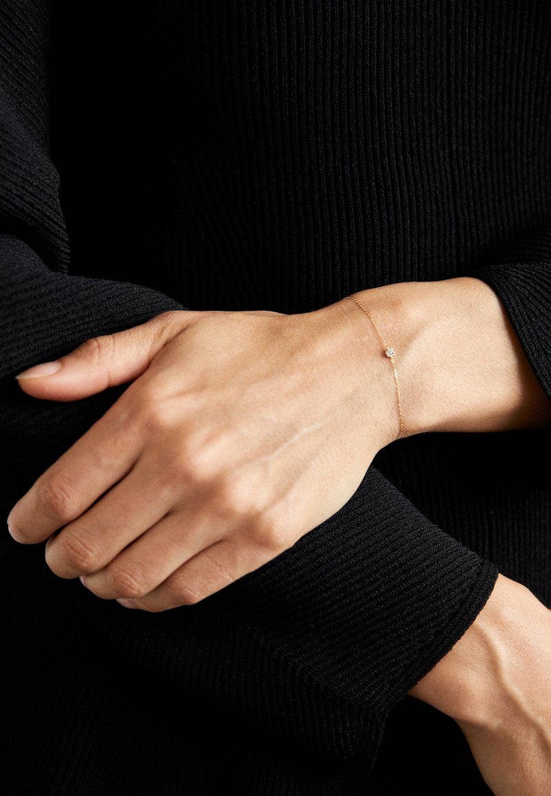 Persée Paris BRACELET FLOATTING WITH CHAIN - Βραχιόλι - yellow gold-coloured