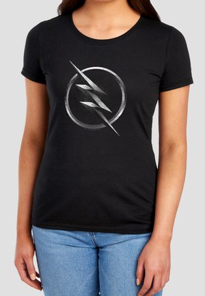 Warner Brothers, FLASH ZOOM LOGO - Print T-shirt - black