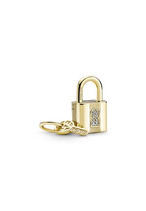 PADLOCK KEY DANGLE - Charm - gold plated