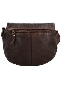 Gusti Leder STEFANIE - Torba čez telo - dunkelbraun