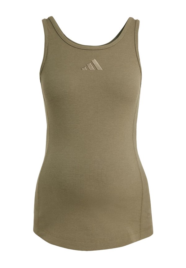 RIBBED (MATERNITY) - Top - olive strata2