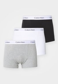 RELAXED FIT TRUNK 3 PACK ICON COTTON STRETCH - Hlače - black/white/grey heather