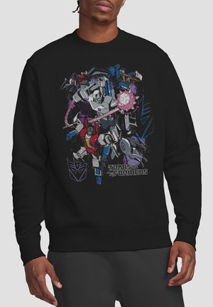 TRANSFORMERS GENERATIONS DECEPTICONS PEACE THROUGH TYRANNY ATTACK - Sweatshirt - black
