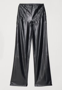 CORSET STITCH PANTS - Pantalones - black