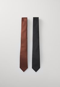 2 PACK - Slips - black/brown