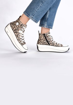 SNEAKER HIGH - Sneakers hoog - animalprint