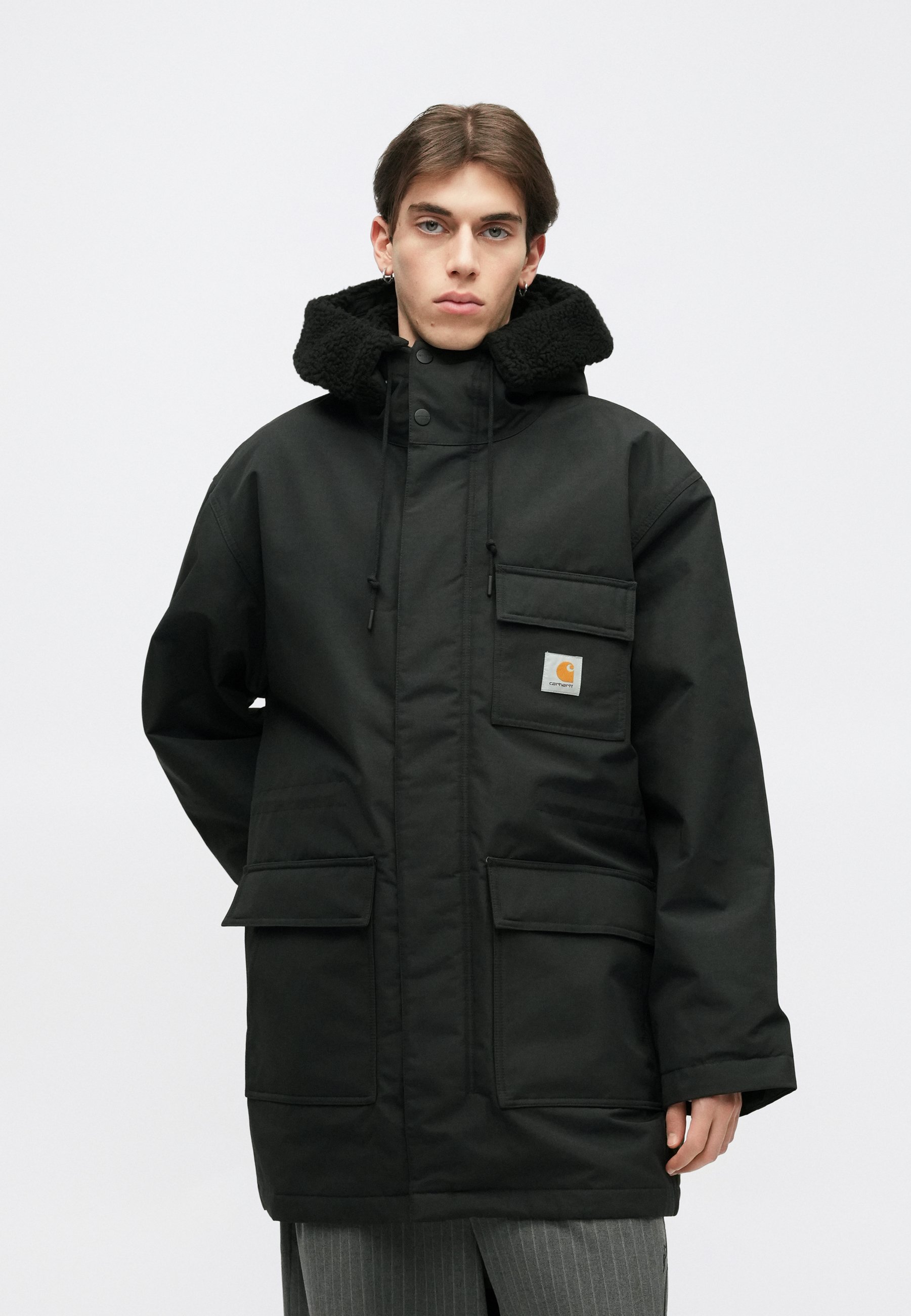 Carhartt WIP SIBERIA - Winter coat - black - Zalando.ie