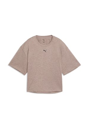 W CLOUDSPUN TEE - Sport T-Shirt - sandstone heather