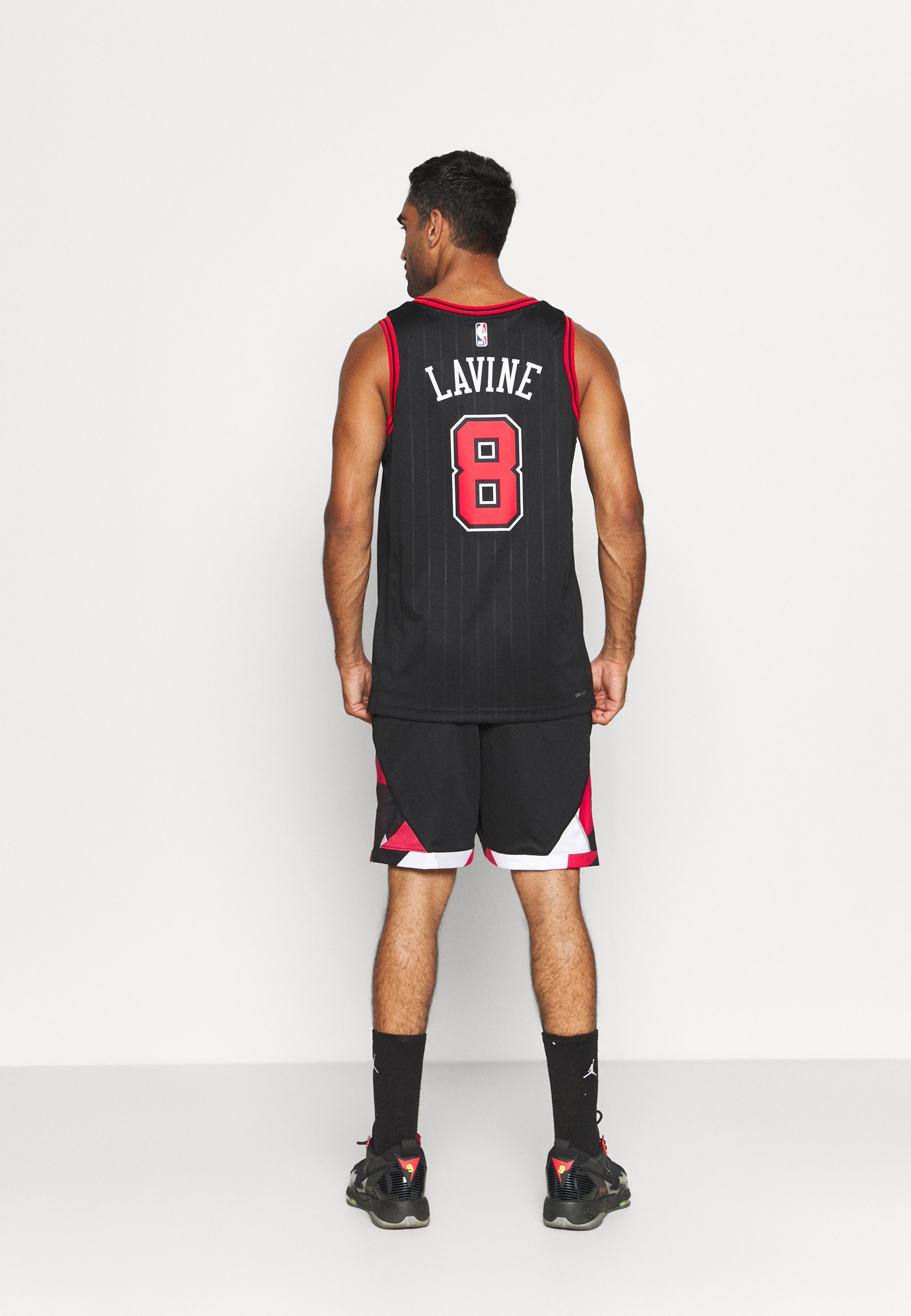 Nike Performance NBA CHICAGO BULLS ZACH LAVINE STATEMENT SWINGMAN - Squadra  - black/nero - Zalando.it