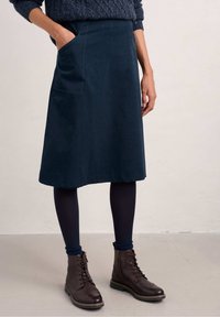 Seasalt Cornwall FOREST VIEW - A-linjainen hame - navy maritime