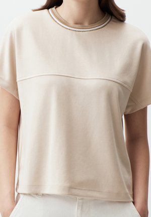 Jimmy Key, T-shirt basique - beige