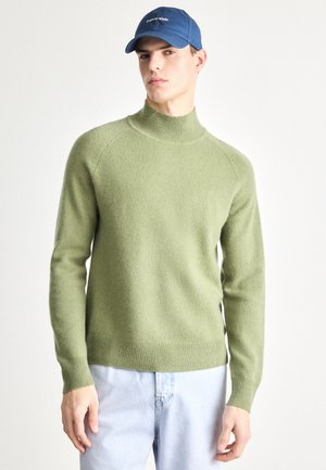 COZY HIGH MOCKNECK - Pulover - fatigue