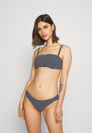 SEASIDE STRIPE BANDEAU BRA - Bikini top - true navy