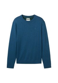 Strickpullover - dark teal melange