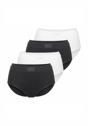 DOUBLE COMFORT 4ER PACK - Briefs - schwarz   weiß