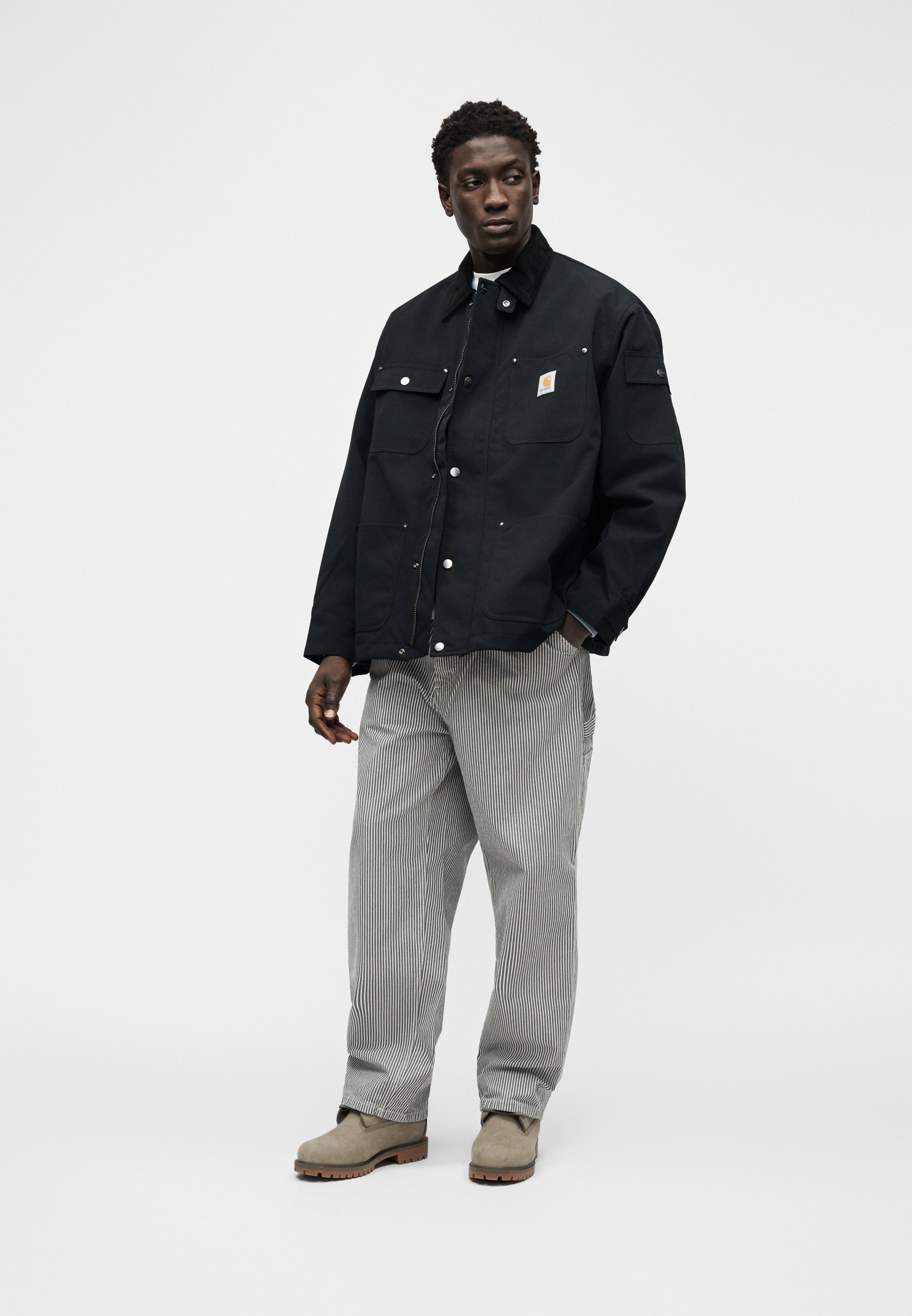 Carhartt WIP CLAPTON JACKET - Übergangsjacke - black/schwarz