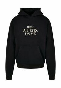 2PAC ALL EYEZ ON ME TRACKLIST ULTRA HEAVY - Mikina s kapucňou - black