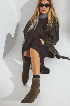 NA-KD Botines - khaki