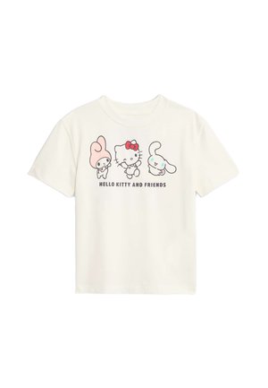 T-shirt print - ivory mix