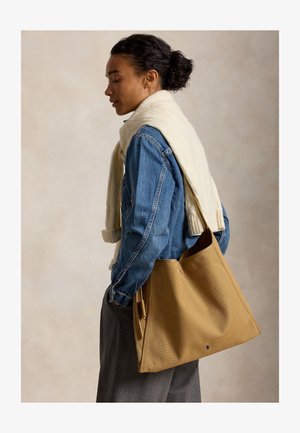 Polo Ralph Lauren, POLO PLAY CANVAS MESSENGER BAG - Keresztpántos táska - beige