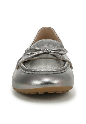 Easy Spirit Mocassini Donna Valina – Grigio Chiaro Argento – Tomaia In Tessuto, Tacco 3.4 Cm – Taglia 38.5 EU