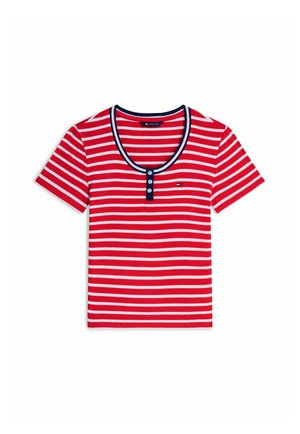 Tommy Jeans, - T-shirt z nadrukiem