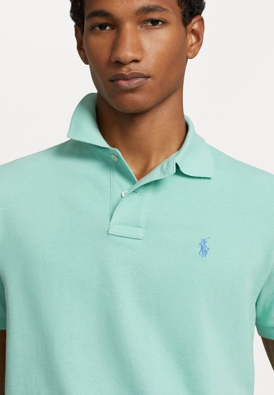 Polo Ralph Lauren CUSTOM SLIM FIT MESH POLO SHIRT - Pólóing - celadon