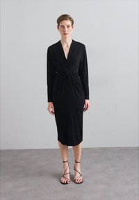 Diane von Furstenberg SYLVIA DRESS - Haljina od trapera - black