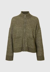 SLFSIA ZIPPER CARDIGAN  - Vest - vetiver
