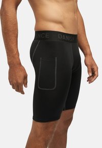 Danish Endurance COMPRESSION 2 PACK - Tights - black/black grey