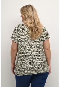 Kaffe Curve JENN - Blúzka - turtledove black graphic dot