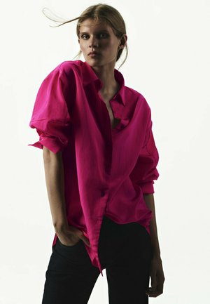 Button-down blouse - pink