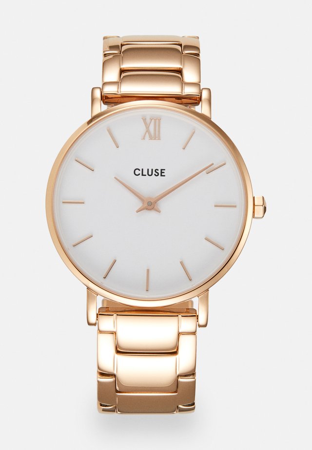 MINUIT - Klokke - rose gold-coloured/white