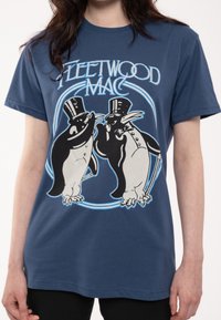 Paradiso Clothing FLEETWOOD  PENGUINS - Print T-shirt - blue